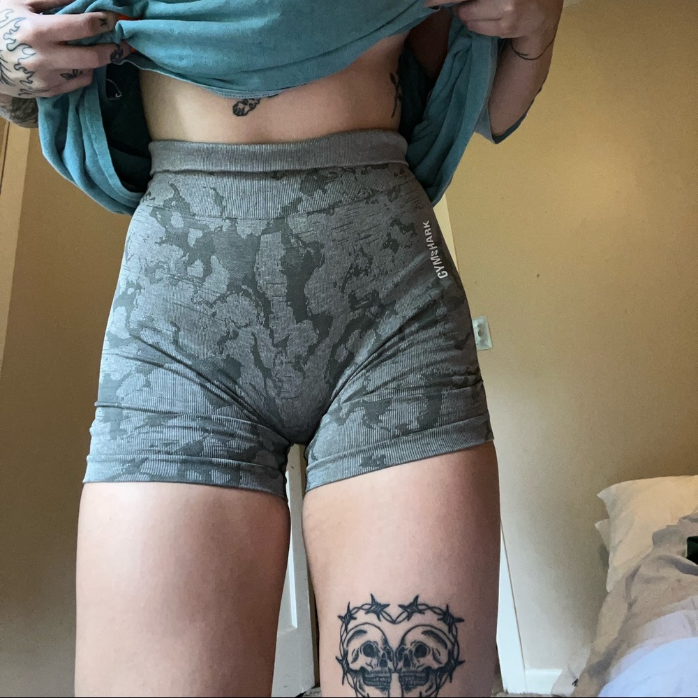 Gymshark camo shorts